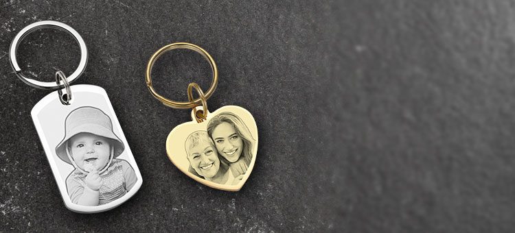 Happy Face I Did Well Today Round Keyring in gift box ENGRAVED FREE